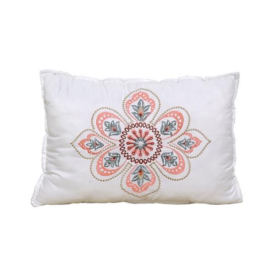 Fronha acolchoada estampada de microfibra tamanho King cxmicrotex Paisley
