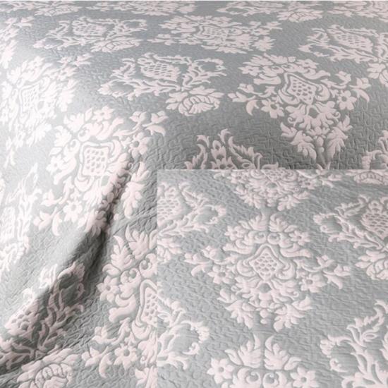 Colcha acolchoada Jacquard cxmicrotex Conjunto de colcha King