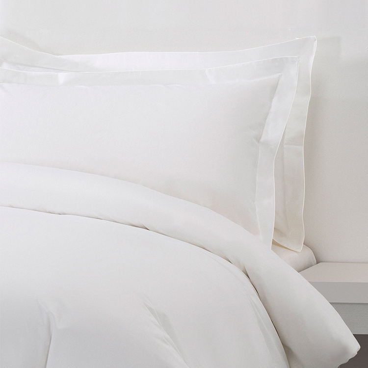 4 peças de alta qualidade eco friendly macio todas as estações microfibra algodão bambu hotel cama de luxo branco tamanho queen conjunto de lençóis